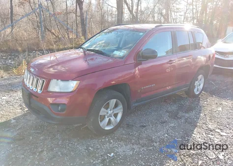 2012 Jeep Compass Sport из США, поврежденный, VIN 1C4NJDBB0CD578461